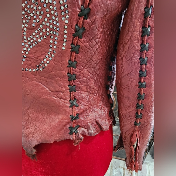 Eleven 11 Women's Custom Leather Jacket, sz Med - Picture 6 of 15